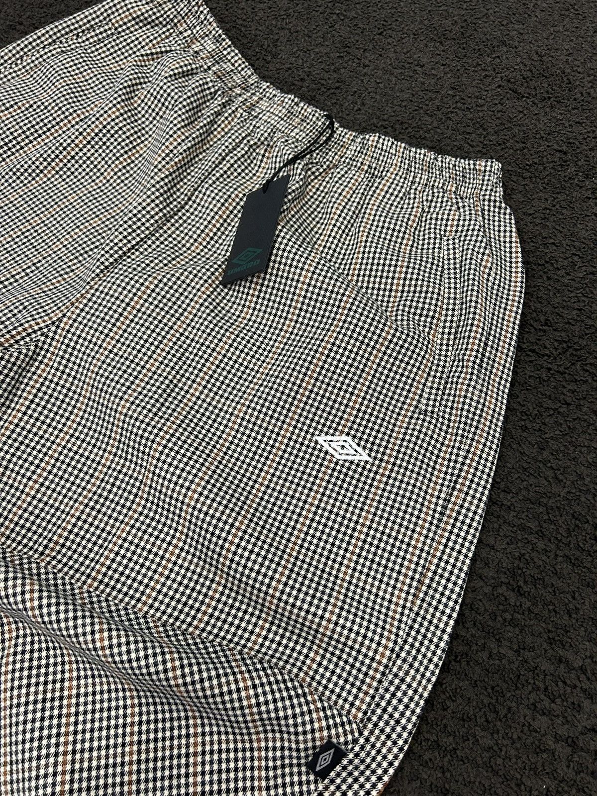 Umbro Umbro Checked Double Knee Pants Brown Black Size US 34 / EU 50 - 2 Thumbnail