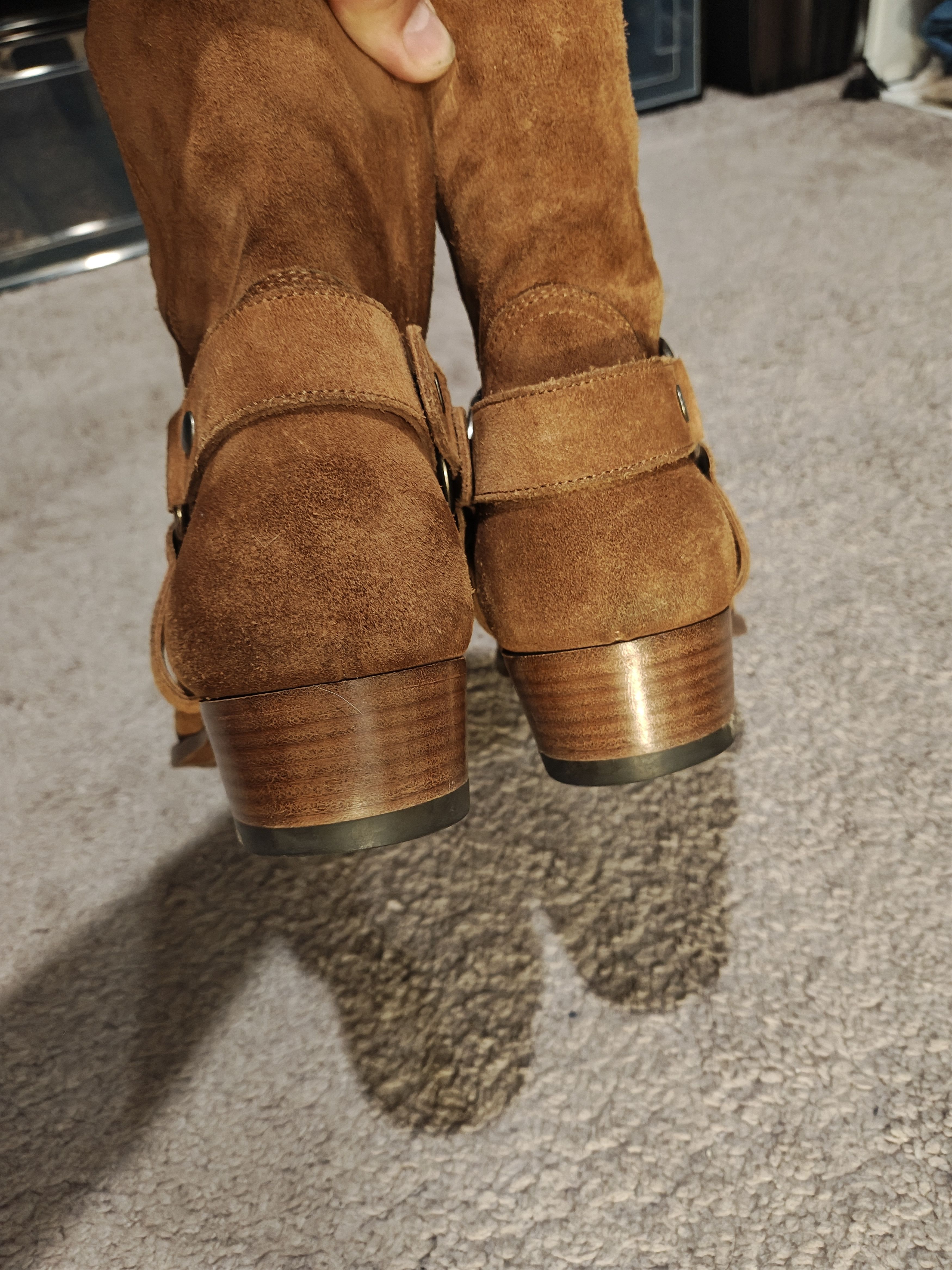 Yves Saint Laurent Saint Laurent Paris, YSL Wyatt Harness Boots $600 OBO Size US 7 / EU 40 - 2 Thumbnail