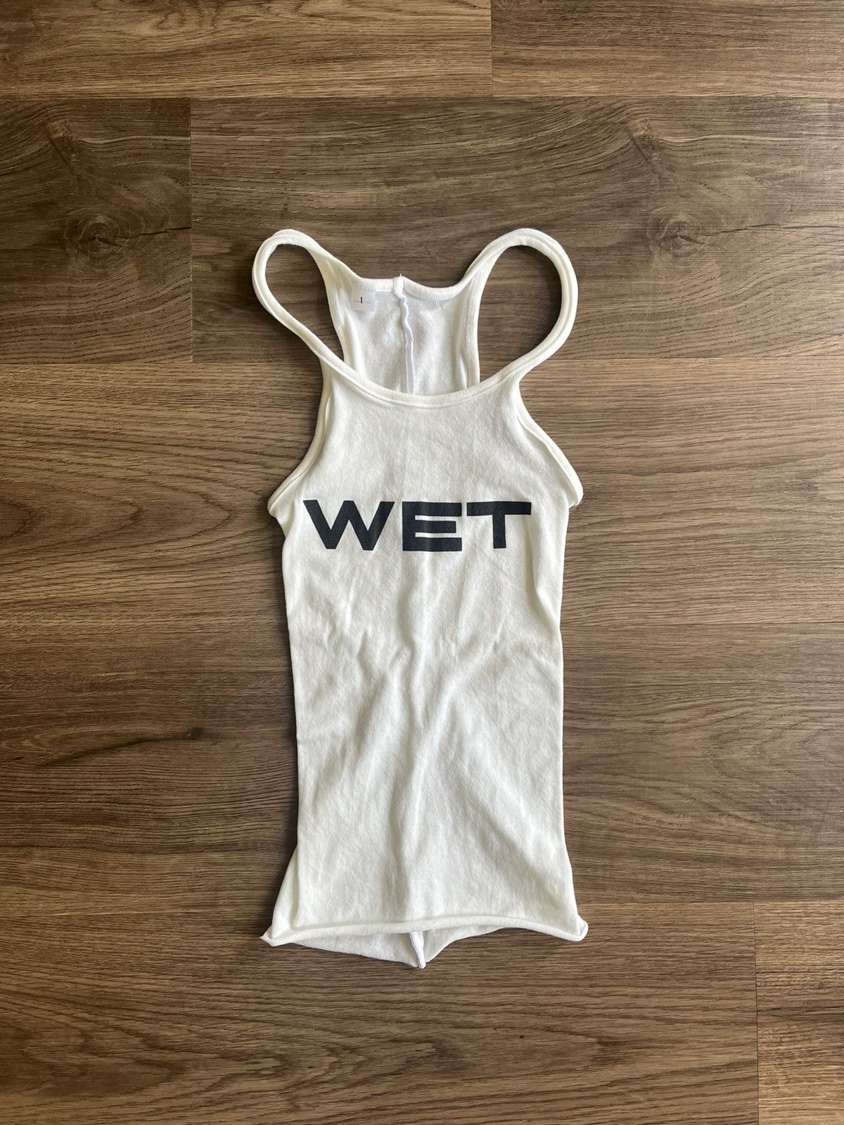 Mowalola × Yeezy Yeezy x Mowalola Wet Tank White | Grailed