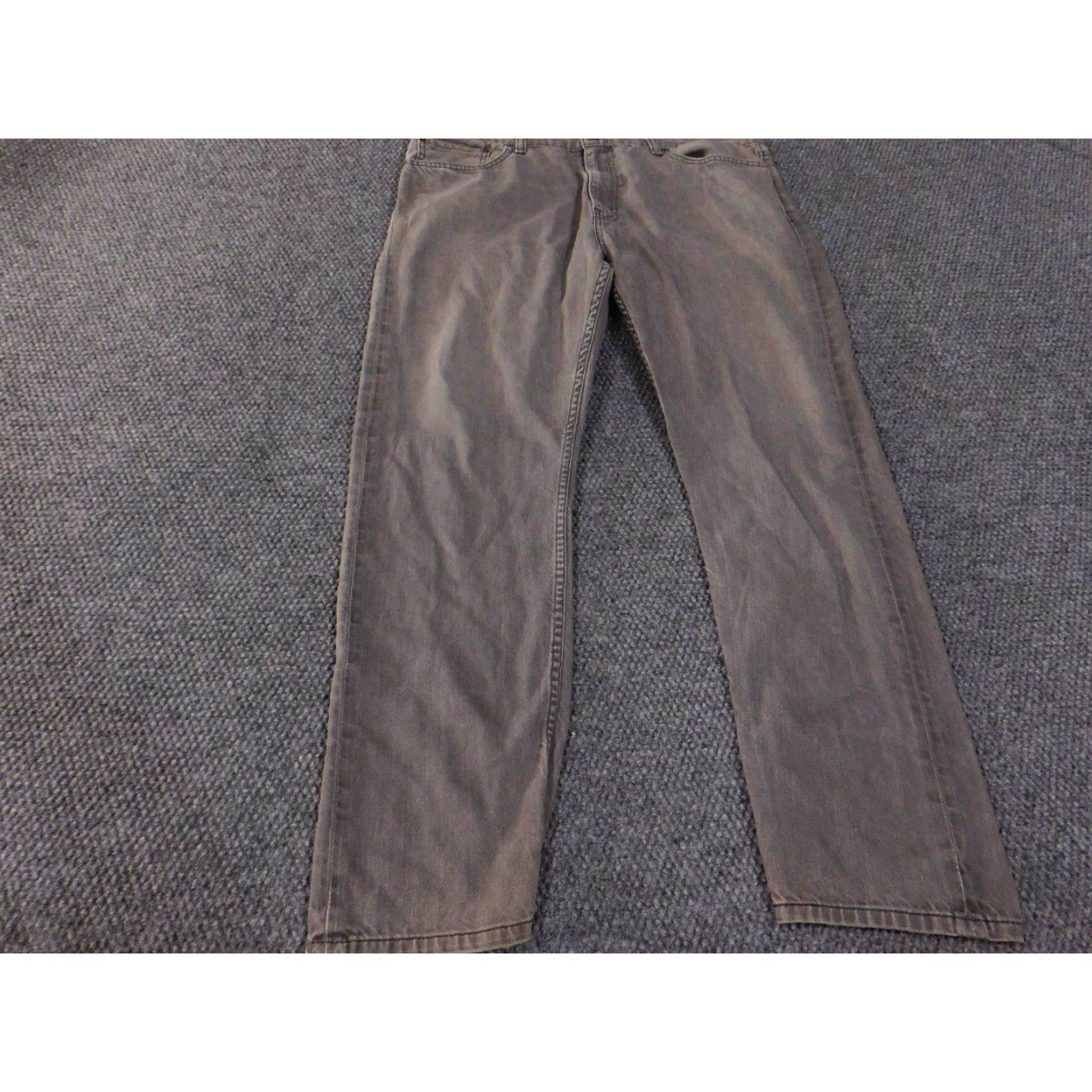 Levi's VINTAGE? No — Levis 527 Jeans Mens 38x32 Gray Denim 100% Cotton Regular Bootcut 5-Pocket Charcoal Wash Size US 38 / EU 54 - 2 Thumbnail