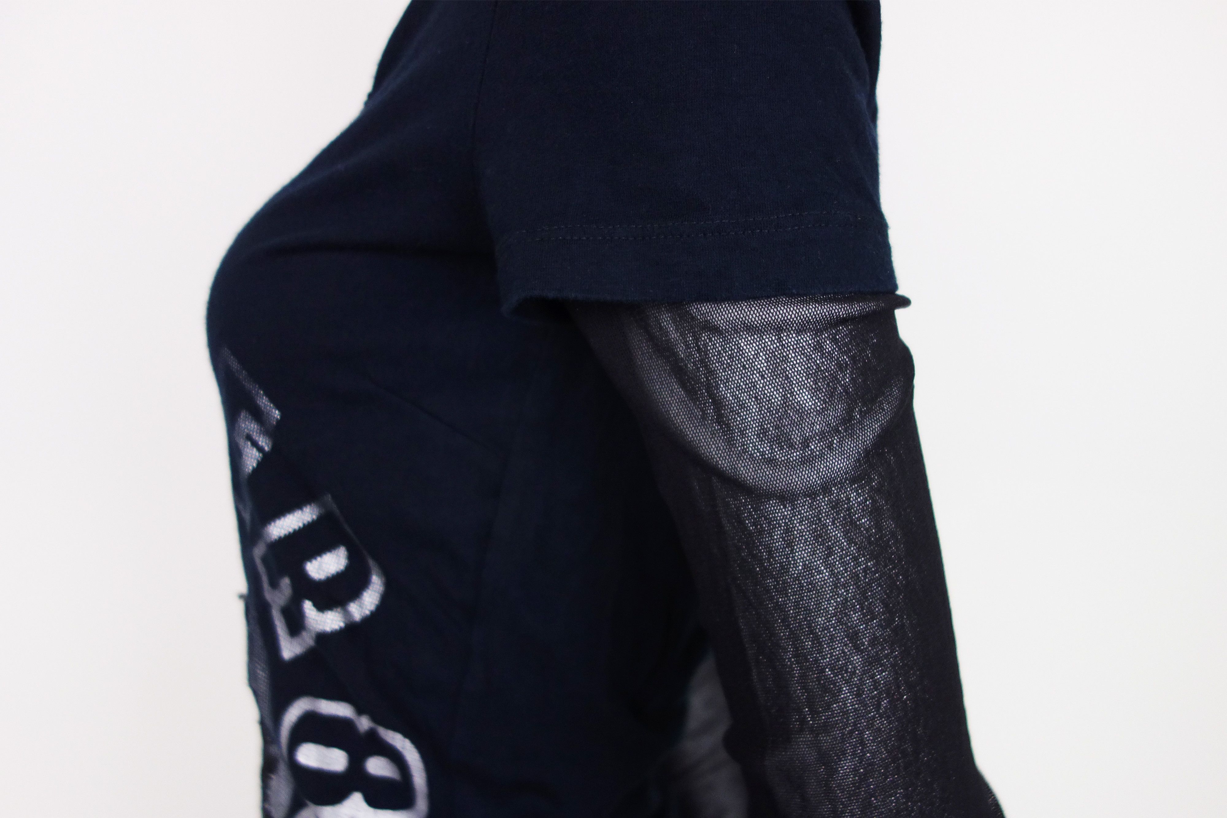 Dolce & Gabbana D&G Dolce and Gabbana T-shirt Top Mesh Lace Print Radio Size S / US 4 / IT 40 - 5 Thumbnail