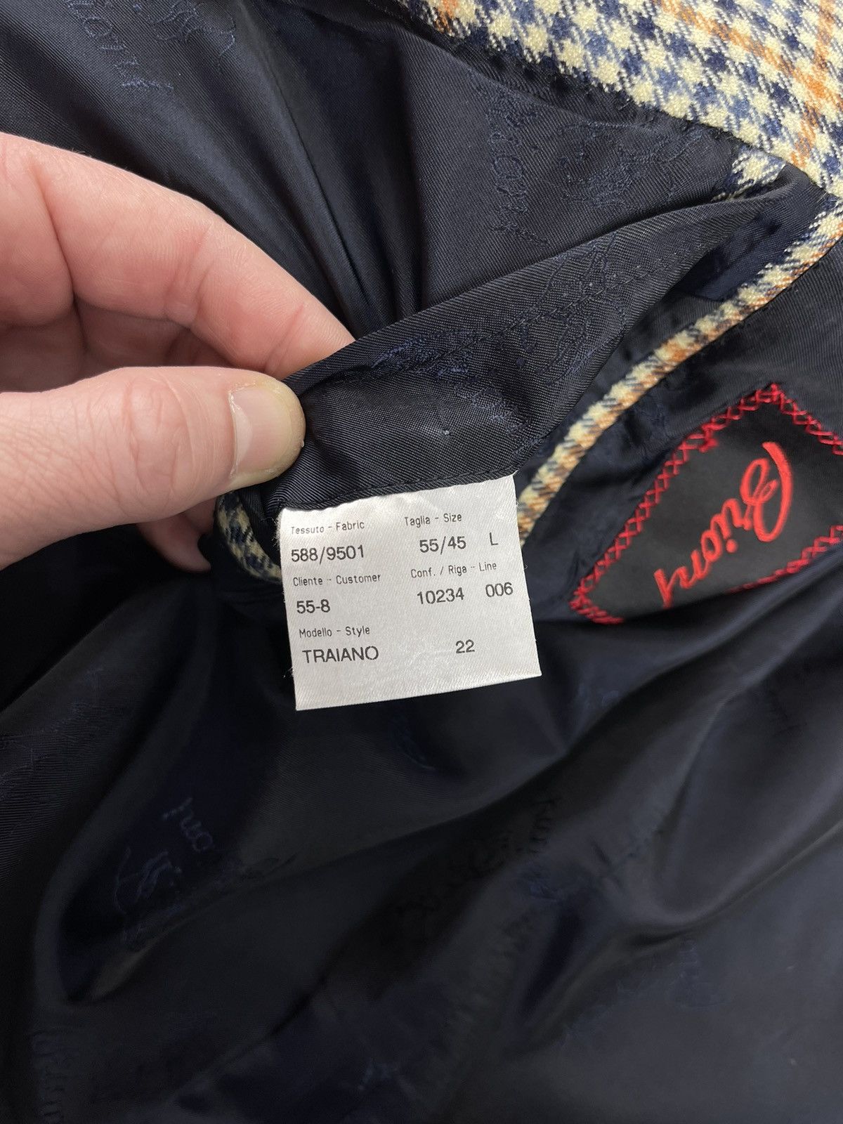 Brioni × Vintage Vintage Brioni Traiano Cashmere Blazer Jacket Size 55L Size 54L - 11 Thumbnail