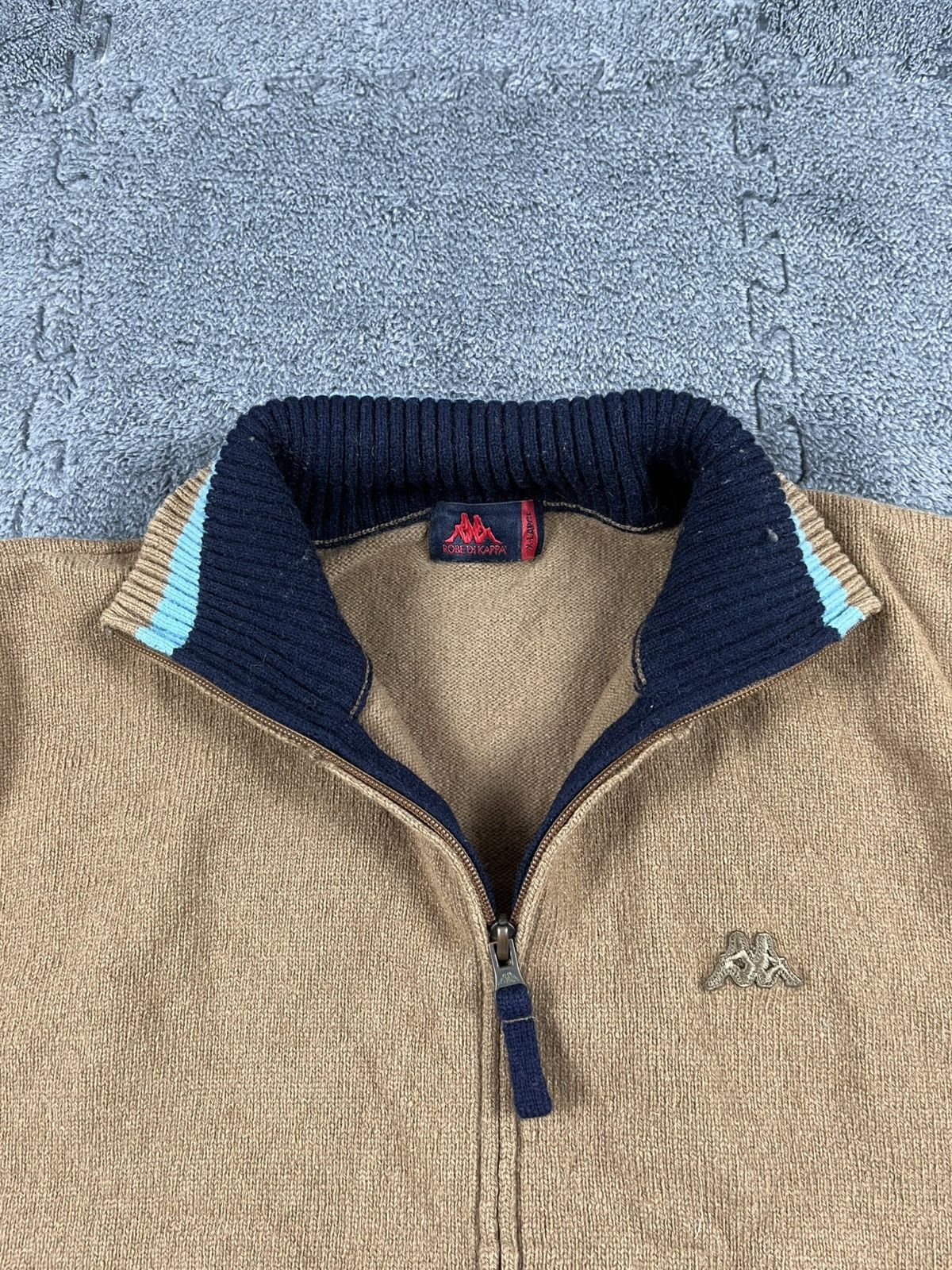 Kappa Vintage Kappa Zip Up Wool Sweater Pullover Jumper Old Money Size US XL / EU 56 / 4 - 4 Thumbnail