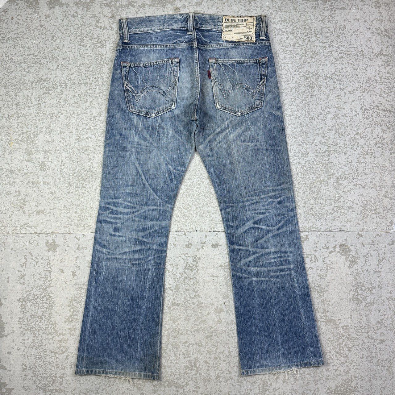 Edwin Edwin Blue Trip Light Wash Jeans Size US 33 - 2 Thumbnail
