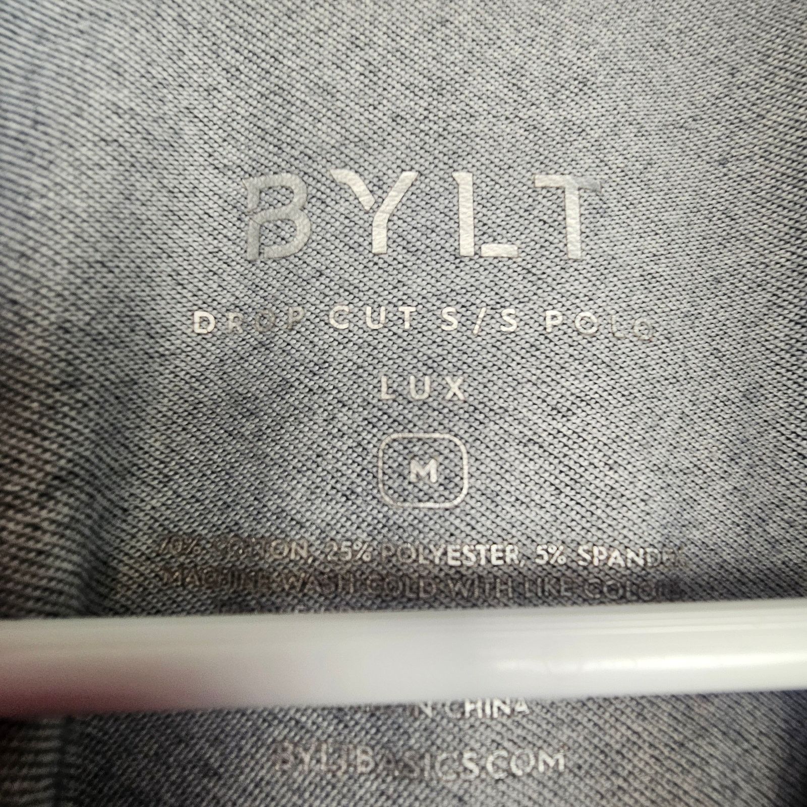 BYLT Premium Basics Bylt Mens Drop Cut SS Polo Lux L Stretch WIcking Minimalist Size US L / EU 52-54 / 3 - 6 Thumbnail