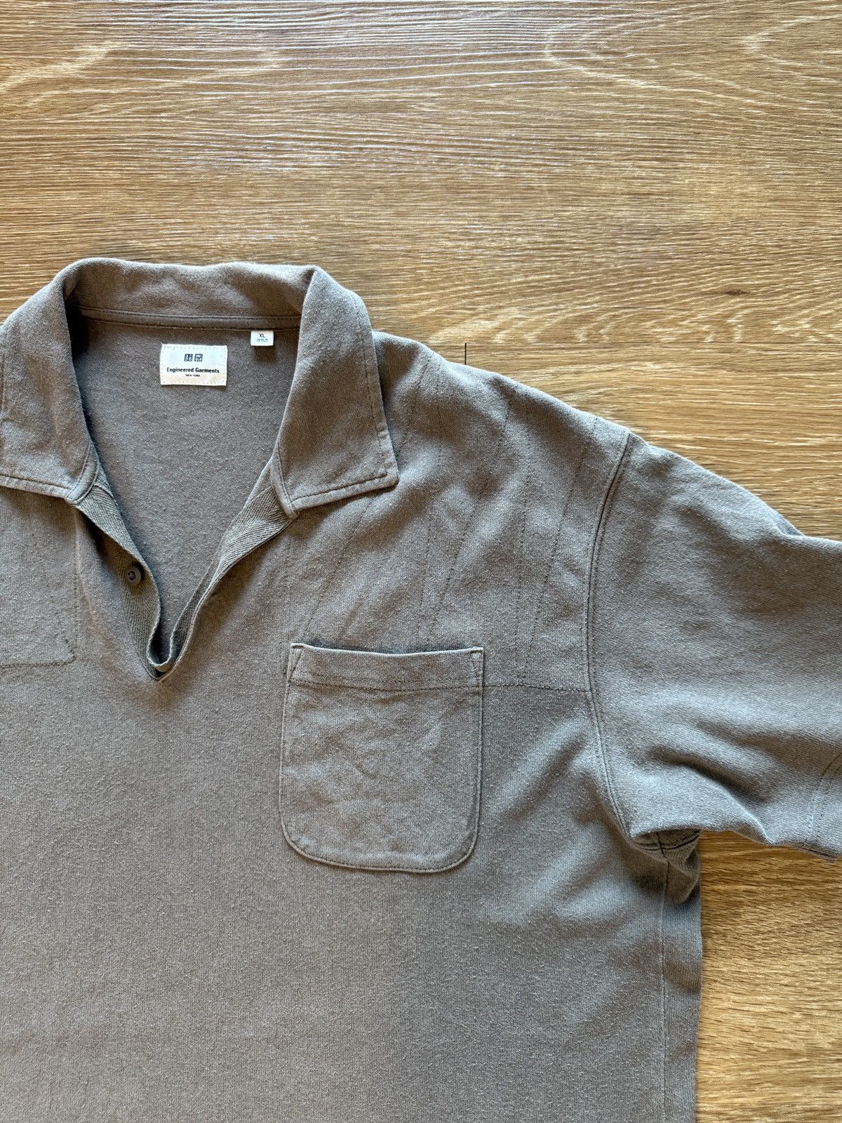 Engineered Garments × Uniqlo Engineered Garments x Uniqlo Olive Green polo shirt Size US XL / EU 56 / 4 - 2 Thumbnail