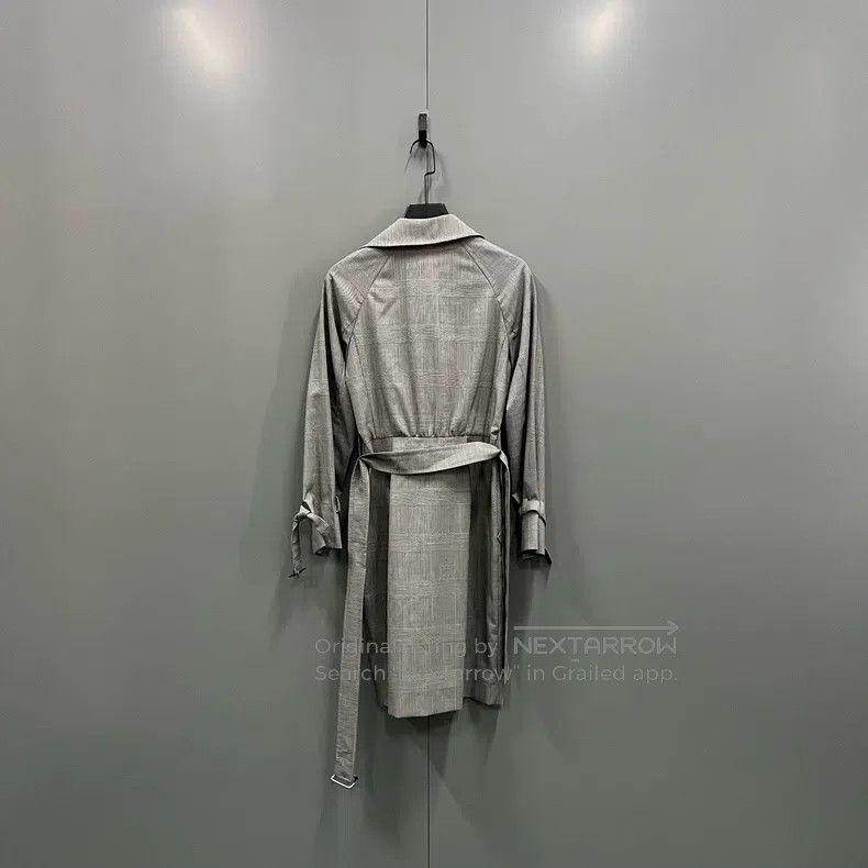 Max Mara Max Mara Grey Checkered Coat Size M / US 6-8 / IT 42-44 - 2 Thumbnail