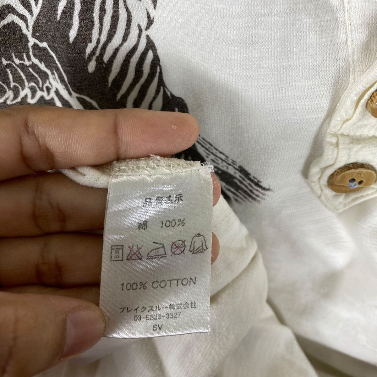 Japanese Brand × Vintage Vintage JAPANESE TRADITIONAL Mystical Creatures Polo Shirt Size US L / EU 52-54 / 3 - 8 Thumbnail