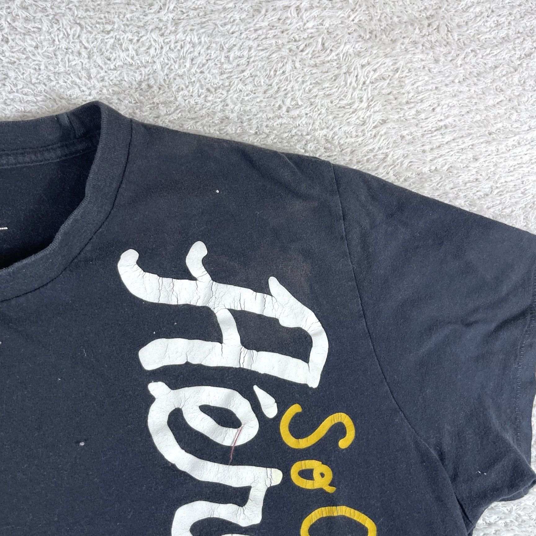 Aeropostale VINTAGE Aeropostale T-Shirt Mens 2XL Black Y2K Surf Grunge 90s NYC Faded Paint Shirt Mens Black 2XL Size US XXL / EU 58 / 5 - 6 Thumbnail