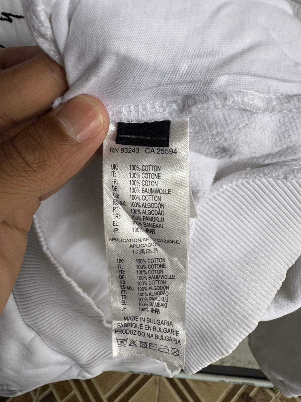 Diesel DIESEL ONLY THE BRAVE WHITE HOODIE Size US M / EU 48-50 / 2 - 7 Thumbnail