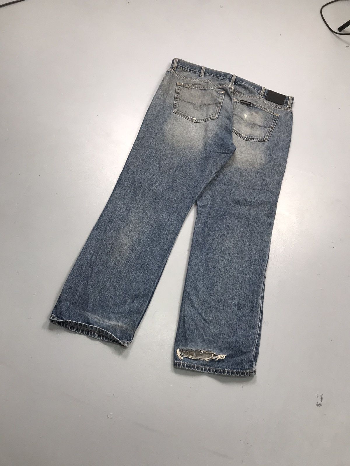 Harley Davidson Vintage Harley Davidson damaged denim Size US 42 / EU 58 - 10 Thumbnail