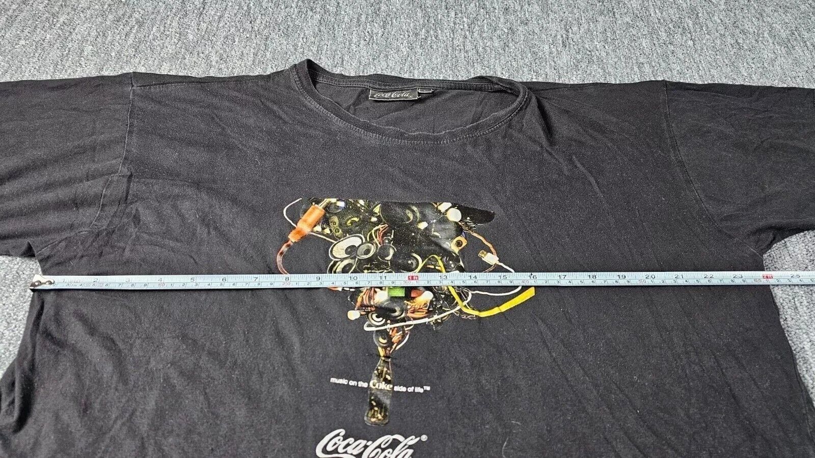 Coca Cola Vintage Coca Cola Music Promo Graphic Tee Black Cotton Men L Size US L / EU 52-54 / 3 - 5 Thumbnail