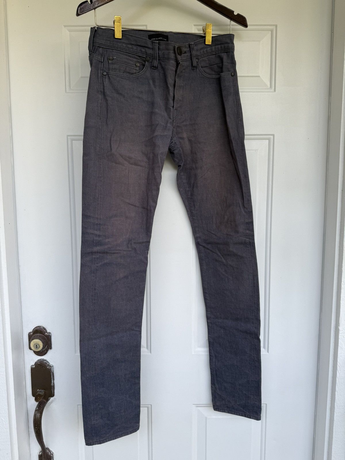 John Elliott John Elliott cane raw denim Size US 29 - 1 Thumbnail