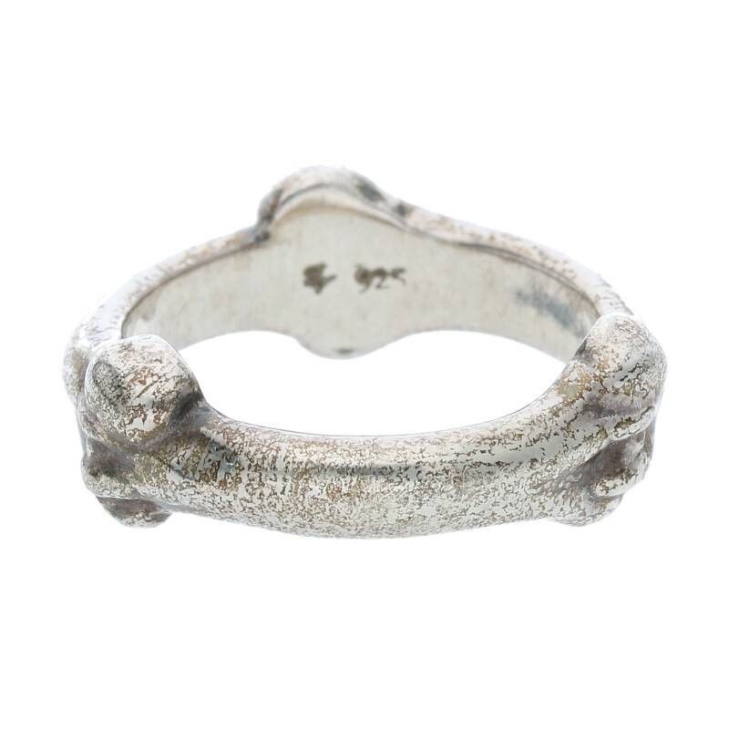 Takahiromiyashita The Soloist. .925 Silver Skeletal Bone Ring Size ONE SIZE - 3 Thumbnail