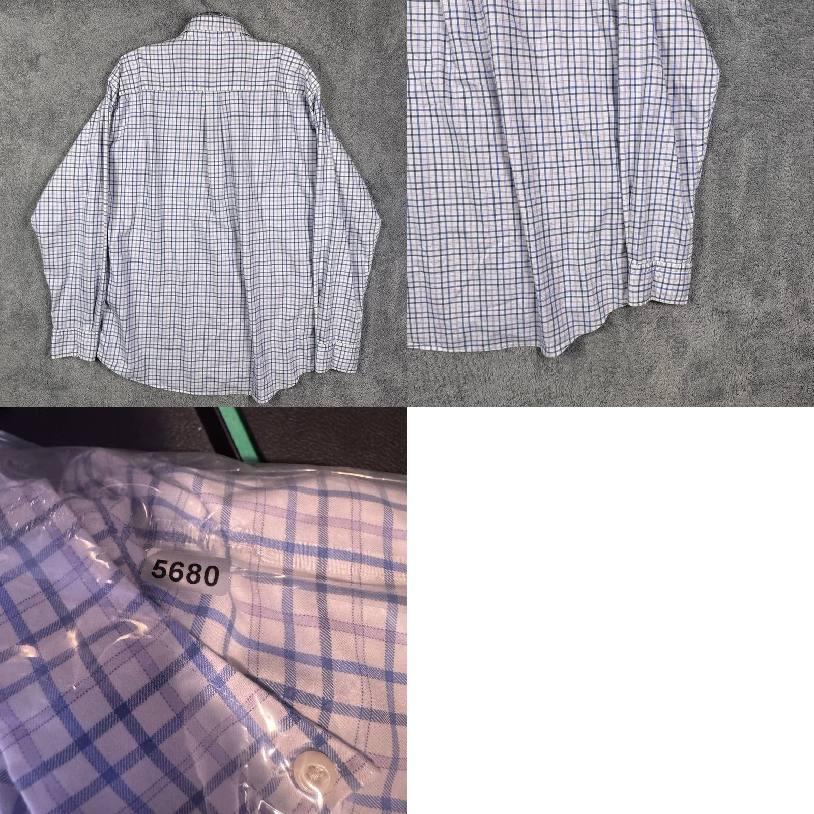 Peter Millar Peter Millar Crown Sport Shirt Men XL Noland Performance Windowpane Preppy Size US XL / EU 56 / 4 - 9 Thumbnail