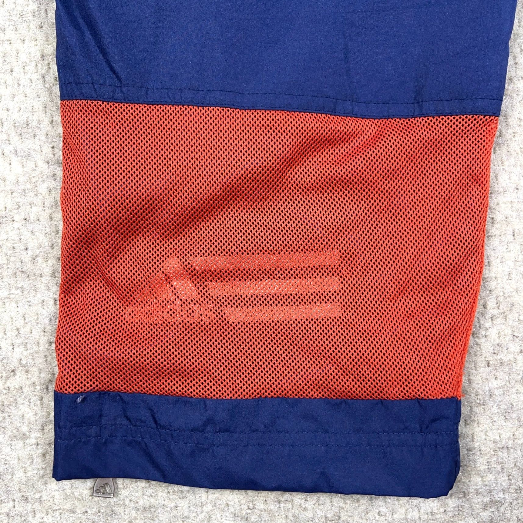 Adidas VINTAGE adidas Pants Men XL Blue Orange Windbreaker Joggers Track Baggy Size US 36 / EU 52 - 6 Thumbnail