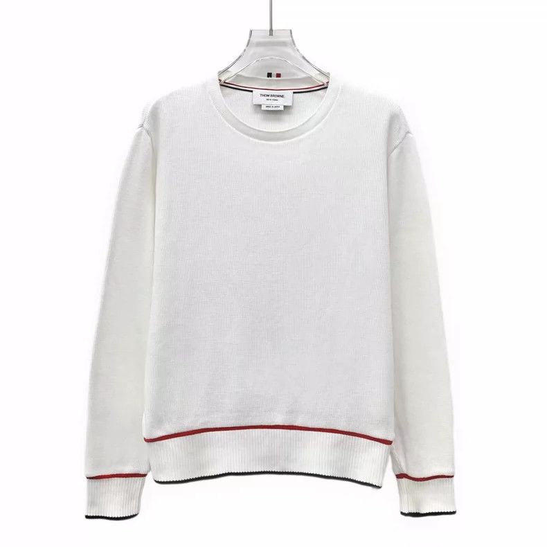 Thom Browne Thom browne Size 38 White striped round-neck long-sleeved Size US XS / EU 42 / 0 - 1 Thumbnail
