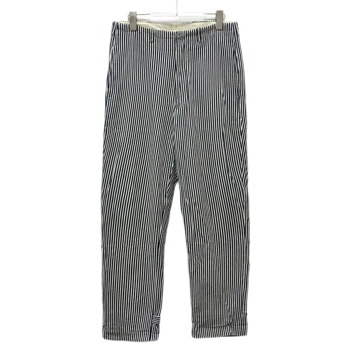N.Hoolywood N.Hoolywood Color Block Striped Cotton Casual Trousers K26WX Size US 32 / EU 48 - 1 Thumbnail