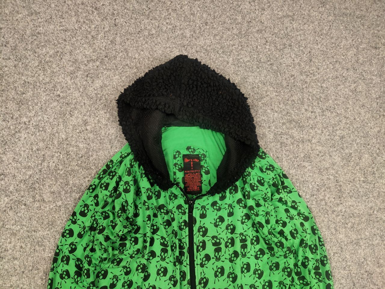 If Six Was Nine Vintage Punk Org If Six Was Nine Style Skeleton Zip Hoodie Size M / US 6-8 / IT 42-44 - 4 Thumbnail