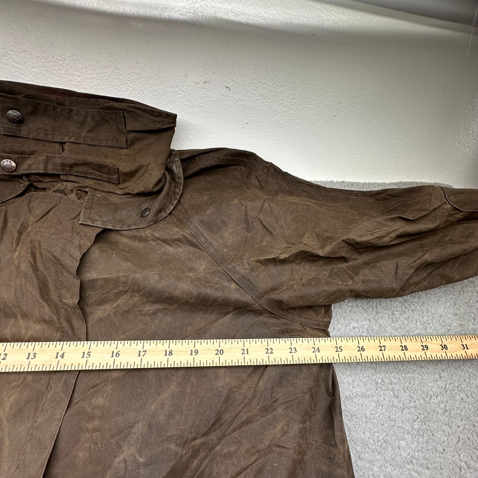 Other Driza Bone Waxed Cotton Trench Deluxe Riding Coat XL 7 Size US XL / EU 56 / 4 - 4 Thumbnail