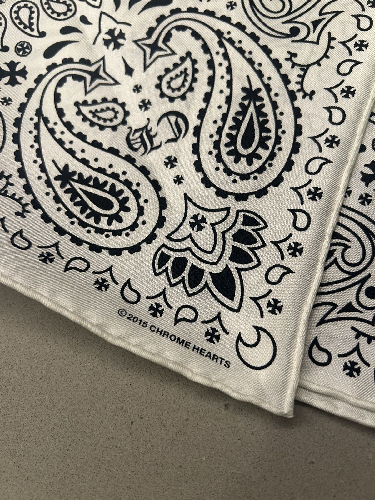 Chrome Hearts NEW 2026 Chrome hearts silk bandanna Size ONE SIZE - 4 Thumbnail