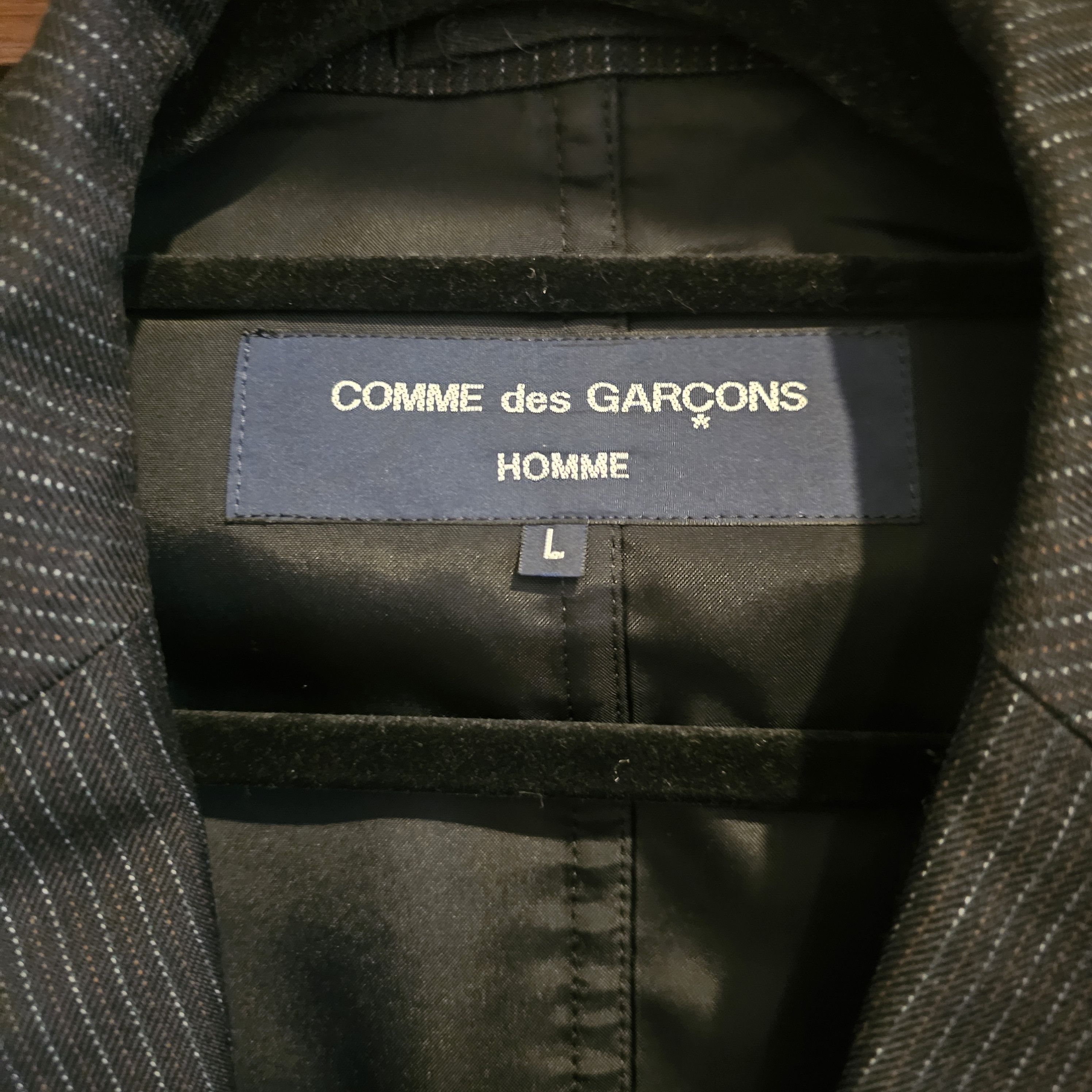 Comme des Garcons Comme des Garçons Homme Patchwork Wool Jacket Size 36R - 4 Thumbnail