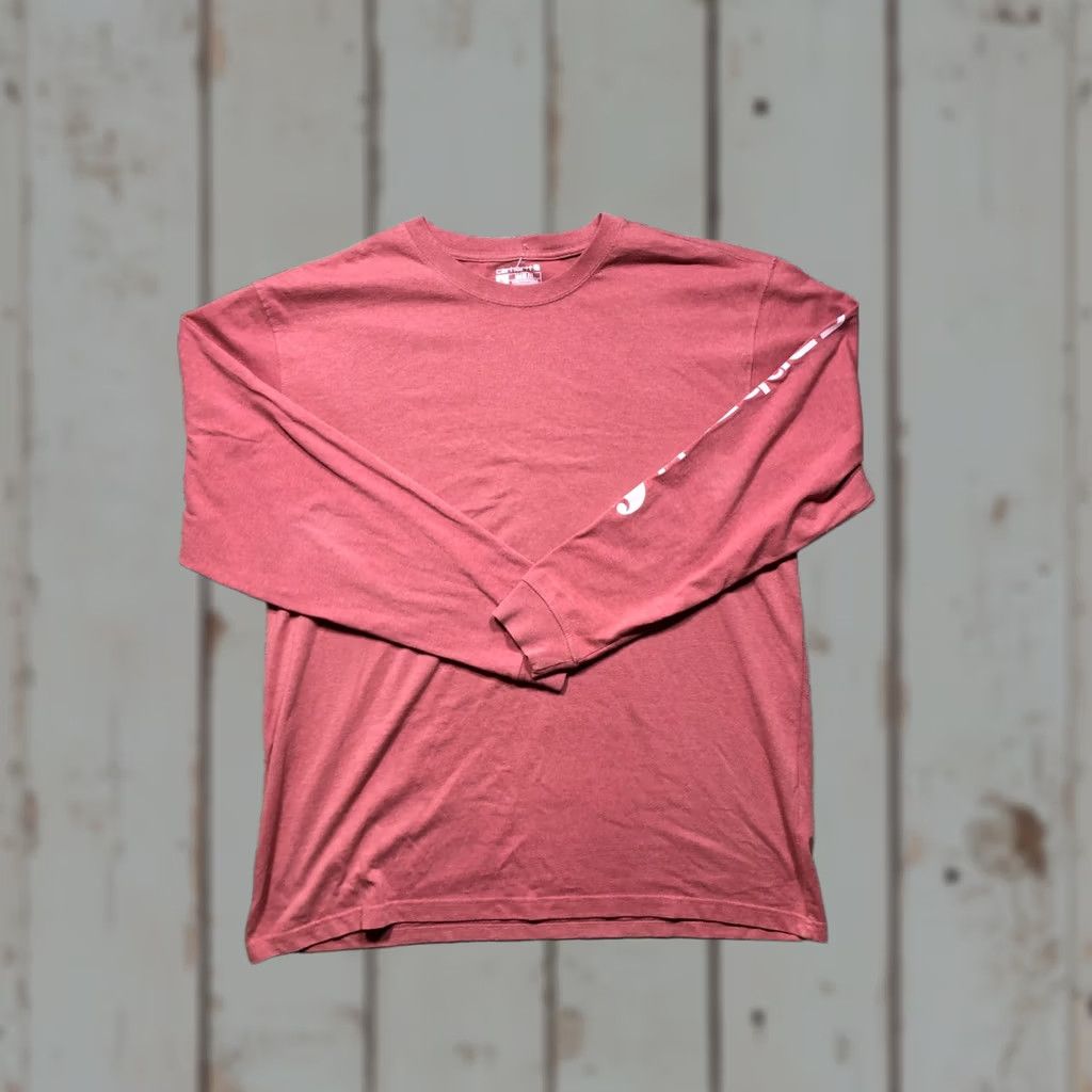 Carhartt Carhartt Shirt Mens XL Red Long Sleeve Loose Fit Logo Sleeve Workwear Tee Size US XL / EU 56 / 4 - 1 Thumbnail