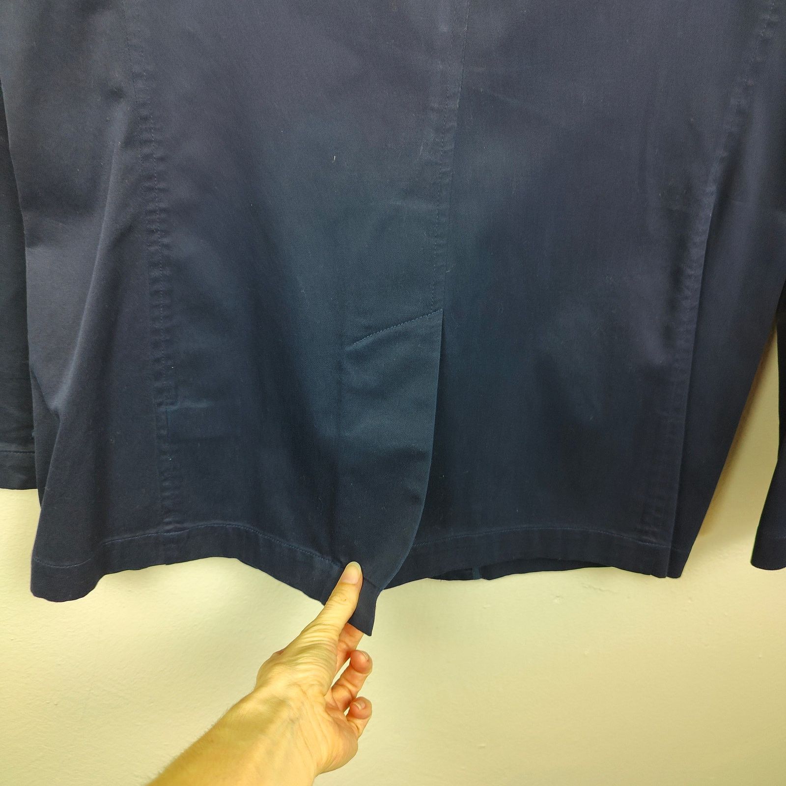 Ralph Lauren Vintage 90s Lauren Ralph Lauren Blazer Mens Medium Navy Blue Size 40R - 7 Thumbnail
