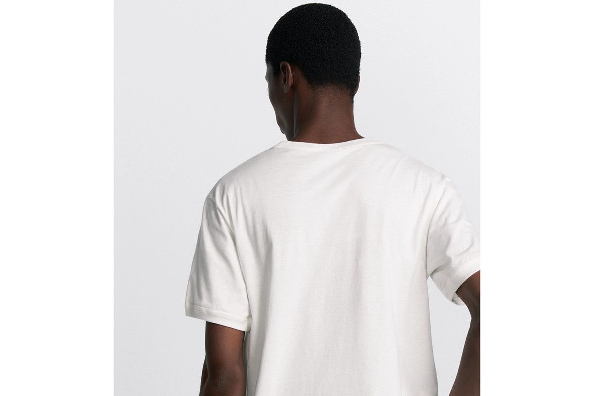 Dior o1bcso1str0226 Relaxed-Fit T-Shirt in White Size US XL / EU 56 / 4 - 5 Thumbnail