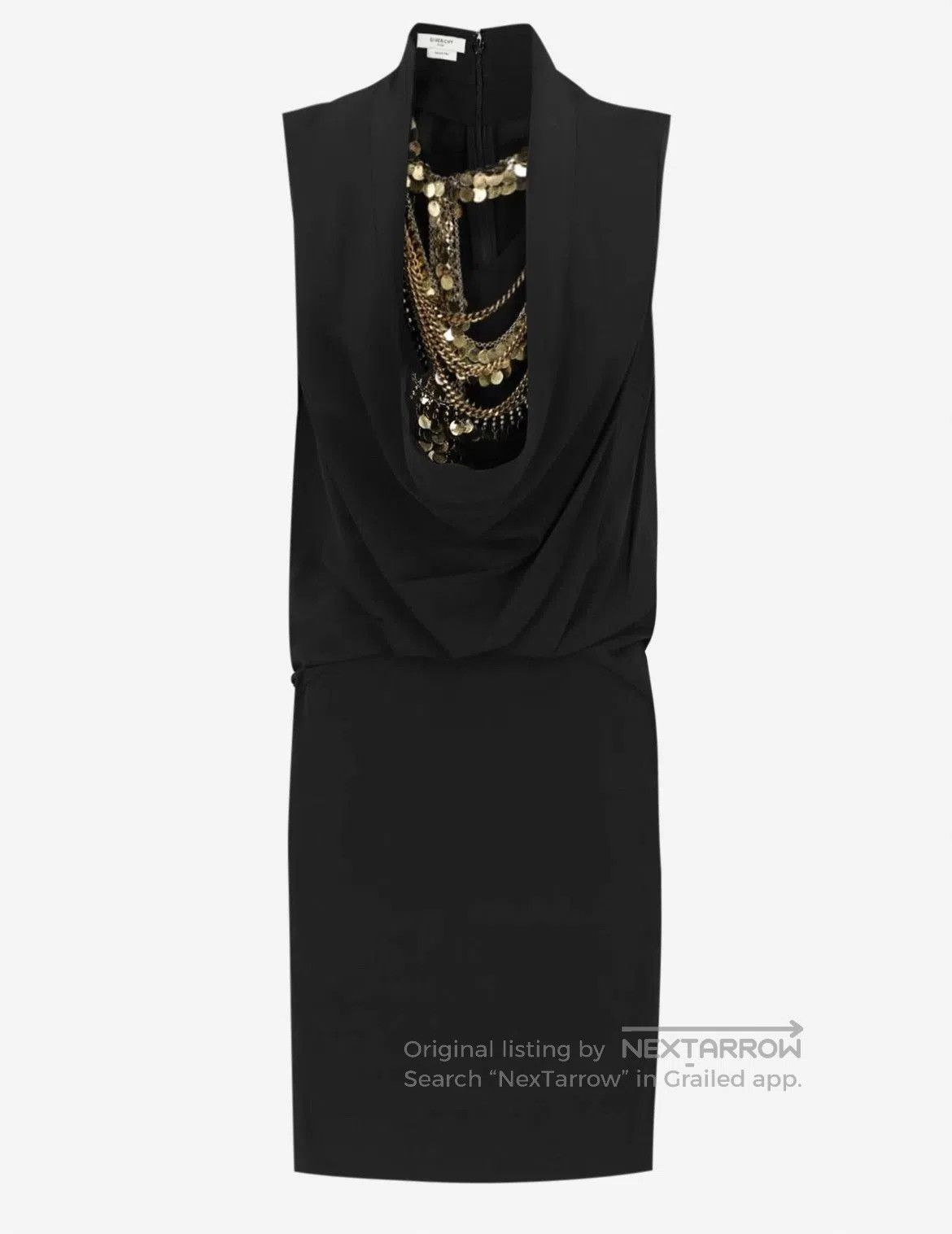 Givenchy Givenchy Runway Silk Sleeveless LBD Size 38. Size S / US 4 / IT 40 - 1 Thumbnail