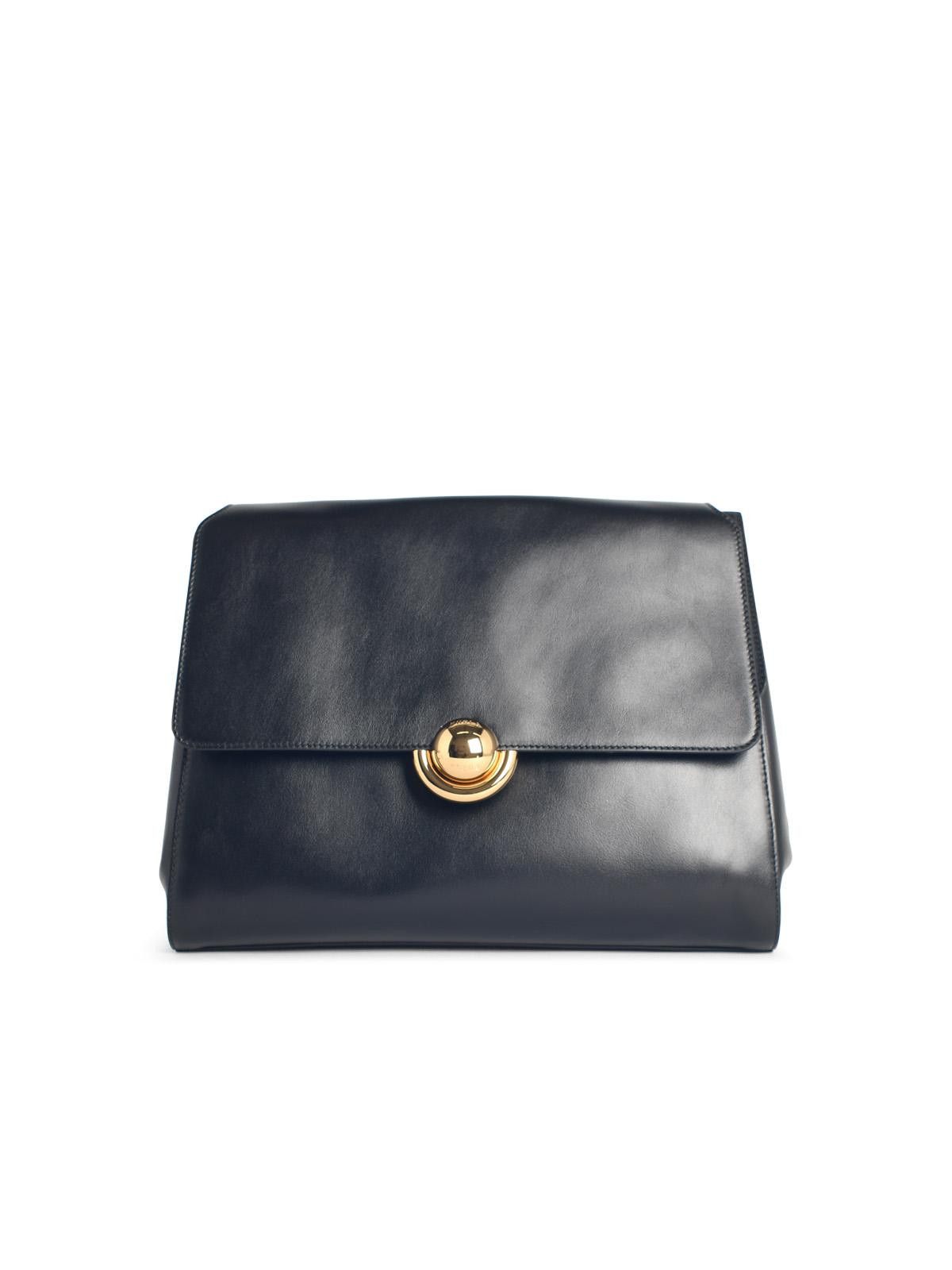Furla FURLA 'M Domus' Black Leather Shoulder Bag Size ONE SIZE - 1 Thumbnail