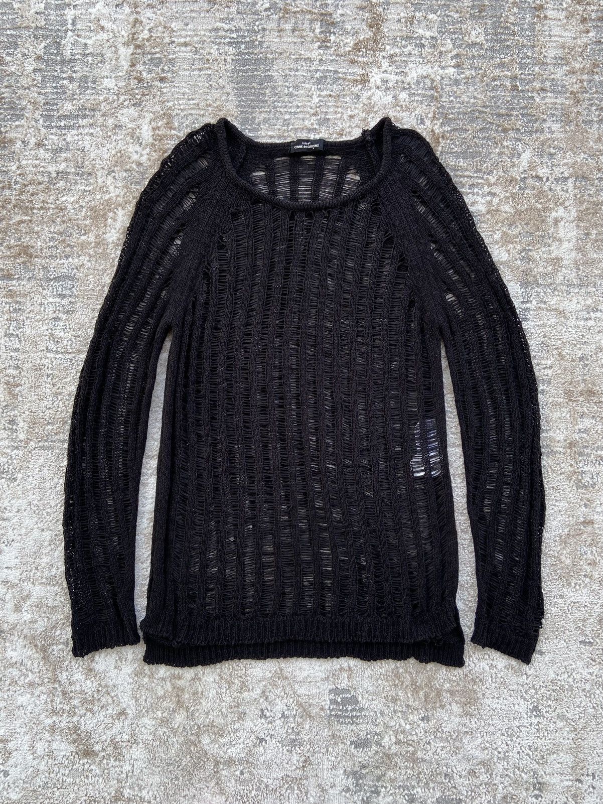 Comme des Garcons Comme Des Garcons Tricot Fishnet Punk Knitwear Size US S / EU 44-46 / 1 - 1 Thumbnail