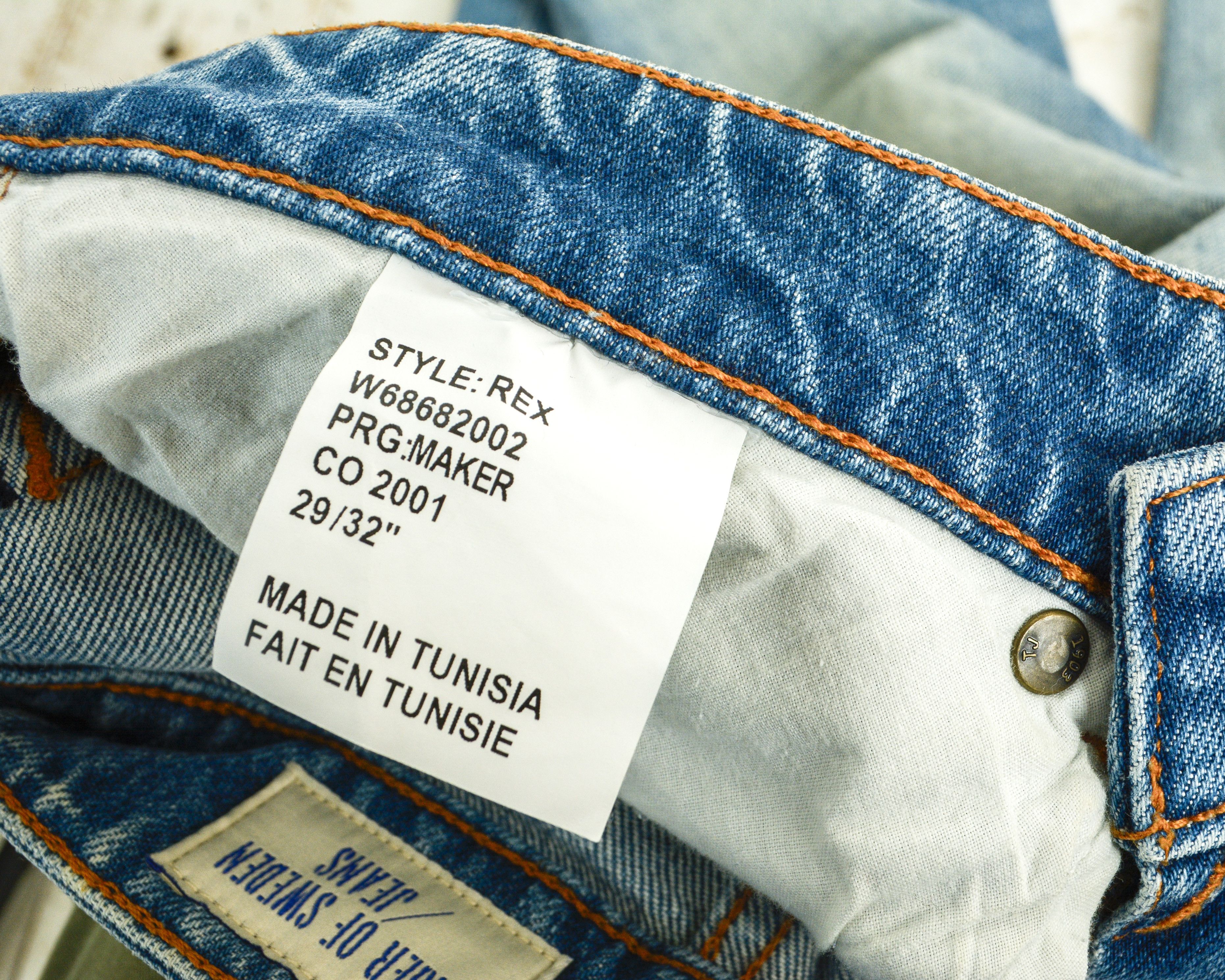 Tiger of Sweden Rex W29 L32 Slim Fit Straight Leg Jeans Denim Pants Trousers Size US 29 - 4 Thumbnail