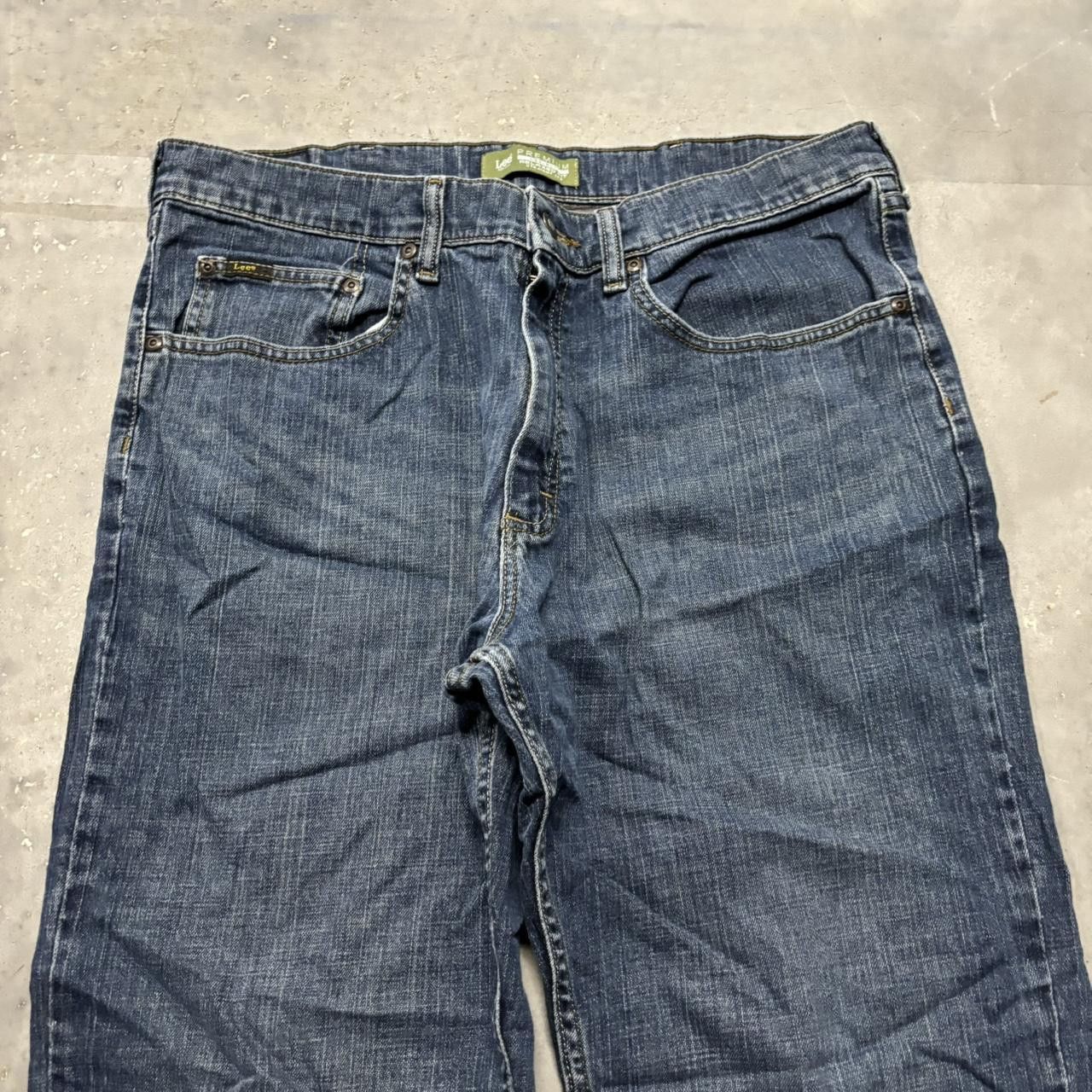 Japanese Brand × Vintage Crazy Vintage Y2K/2000s Grunge Dark Wash Skater Denim Jeans! Size US 34 / EU 50 - 5 Thumbnail
