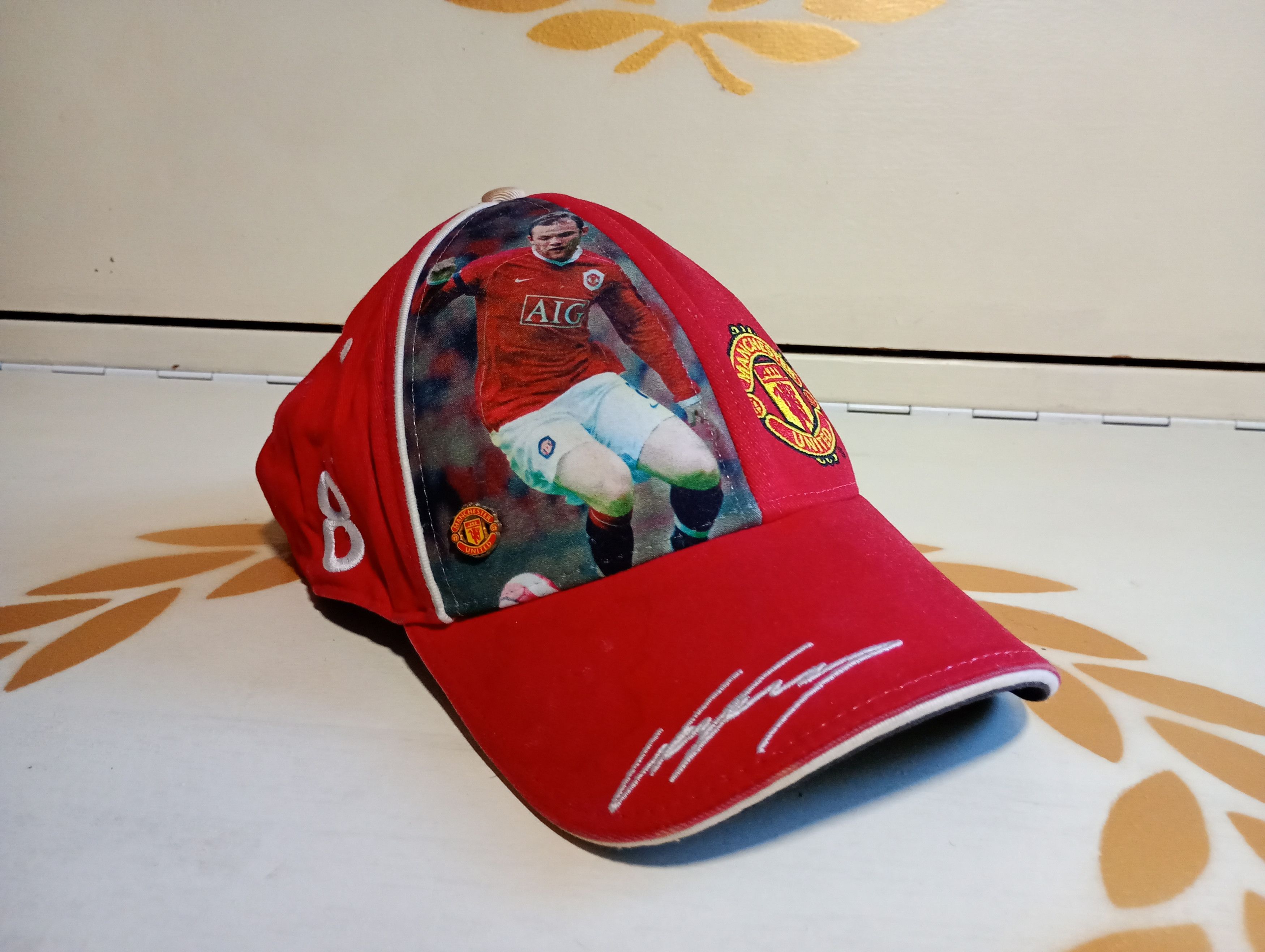 Other Manchester United #8 Rooney Fan's Cap 2006-2007 Size ONE SIZE - 2 Thumbnail