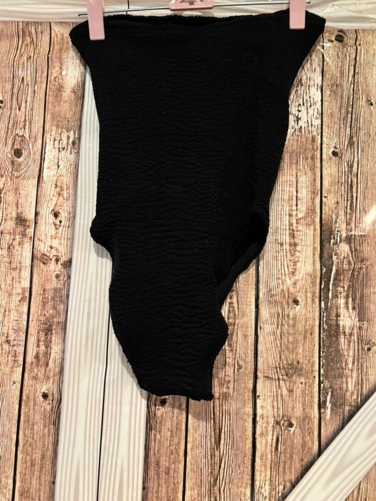 Designer Juniors girls black Isabella Rose sz M bathing suit Size ONE SIZE - 2 Thumbnail