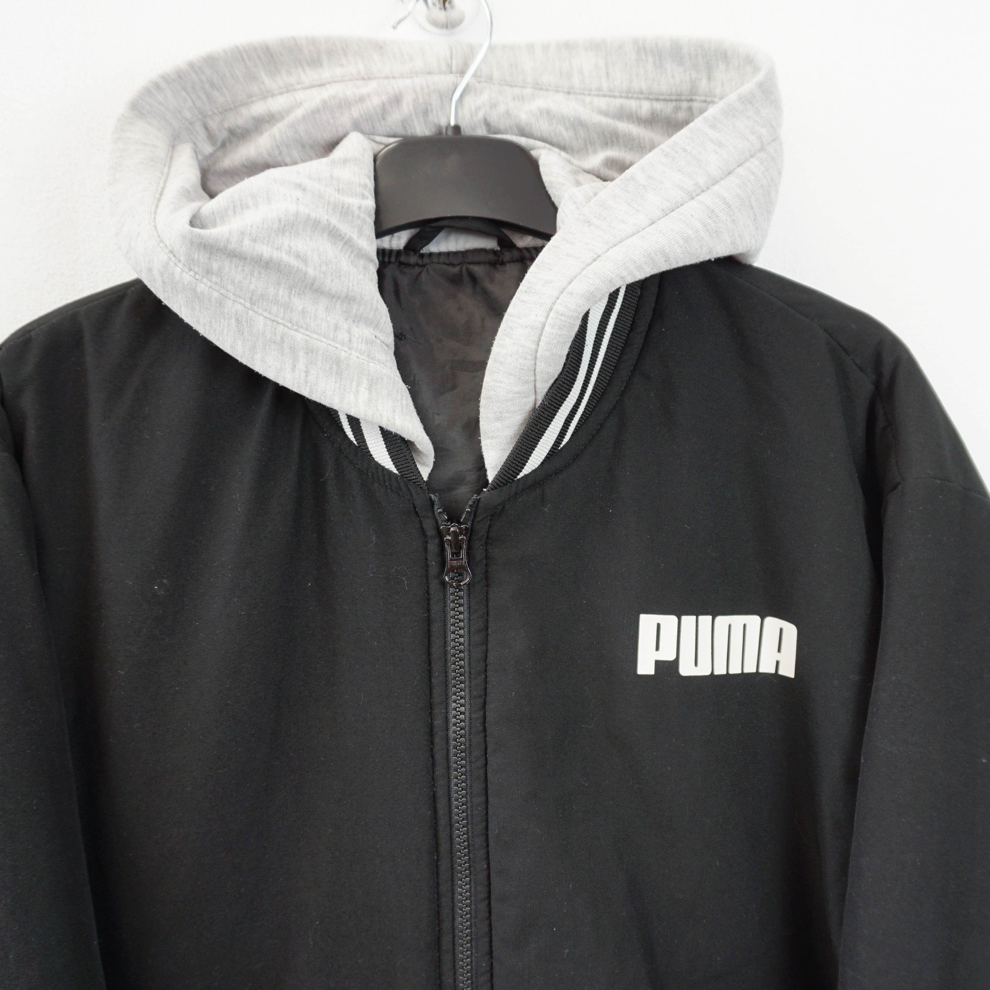 Puma × Vintage Puma Vintage Bomber Varsity Hooded Jacket Size US S / EU 44-46 / 1 - 2 Thumbnail