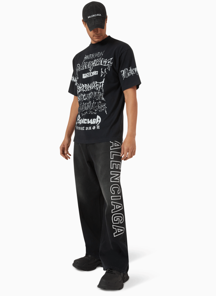 Balenciaga Balenciaga Metal DIY Outline T Shirt Size US M / EU 48-50 / 2 - 3 Thumbnail