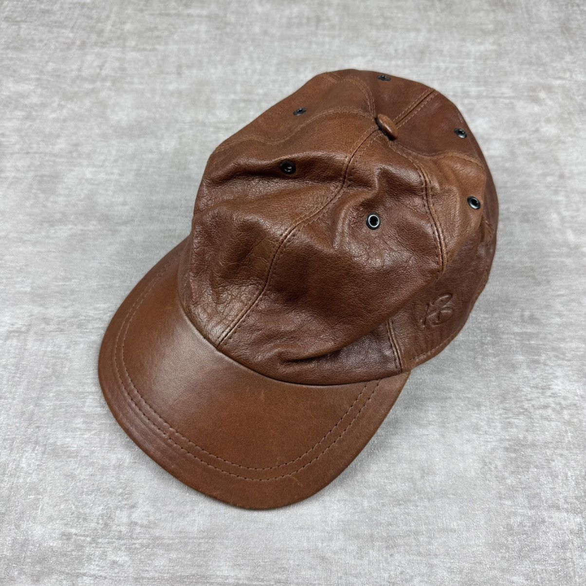 Other Heinz Bauer Brown Leather Cap Size ONE SIZE - 1 Thumbnail