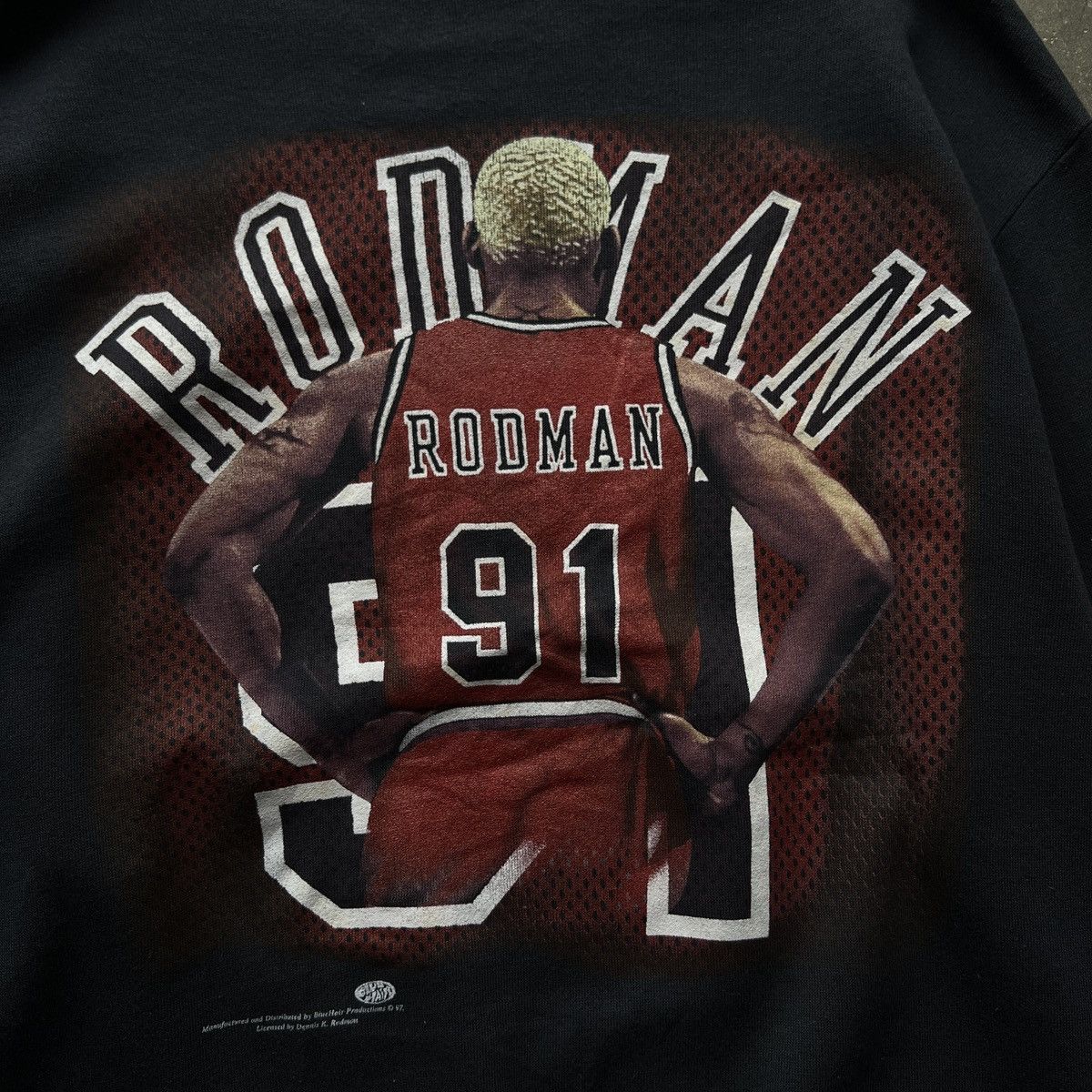 Vintage Vintage 1997 Rodman 91 Chicago Bulls Sweatshirt Size US M / EU 48-50 / 2 - 8 Thumbnail