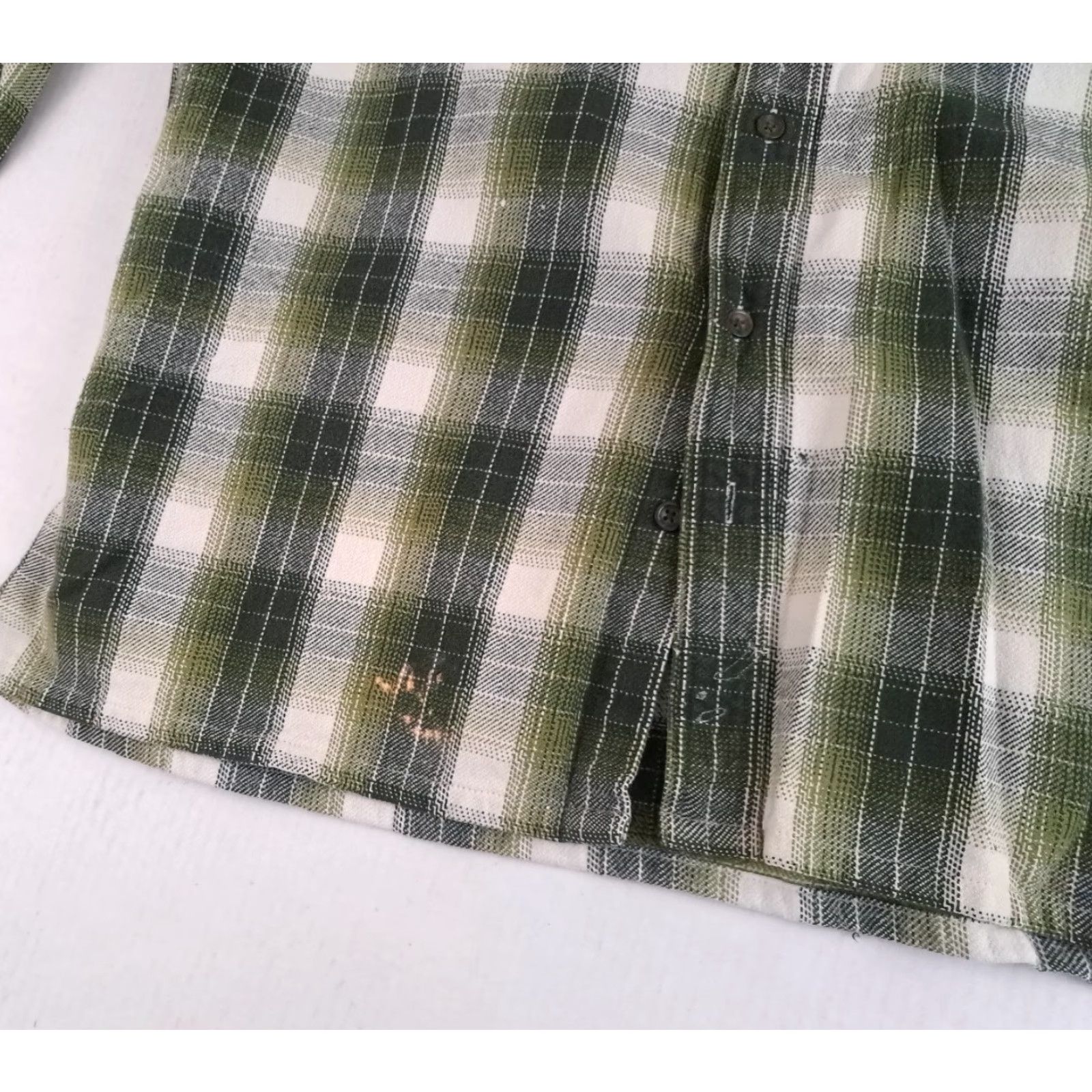Vintage VINTAGE St. Johns Bay Shirt Flannel Plaid Button-Up XL Green Unisex Adults Long Sleeve Casual Pocketed Heavyweight Size XL / US 12-14 / IT 48-50 - 2 Thumbnail
