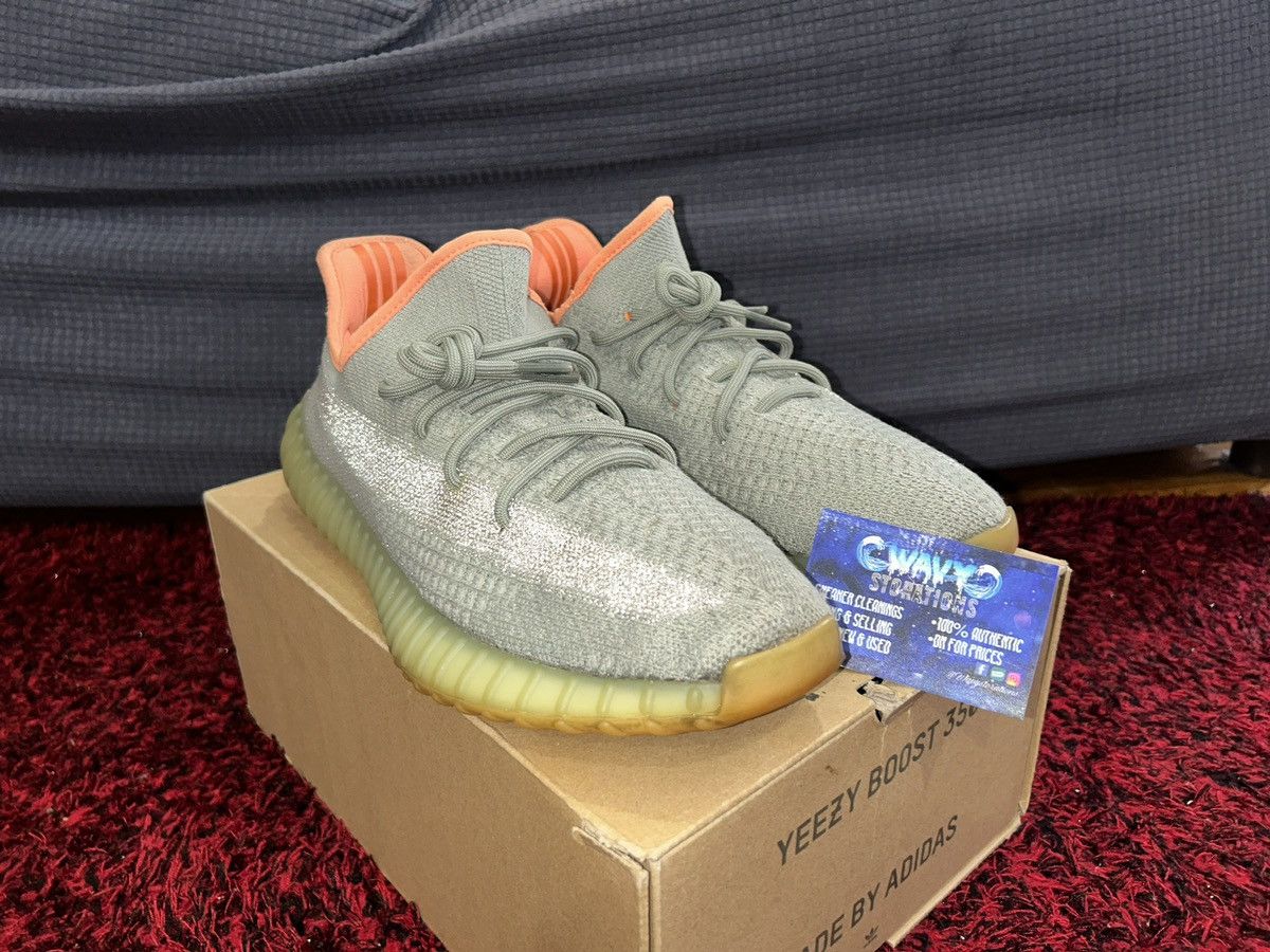 Adidas Yeezy 350 V2 Desert Sage Size 12 Size US 12 / EU 45 - 2 Thumbnail