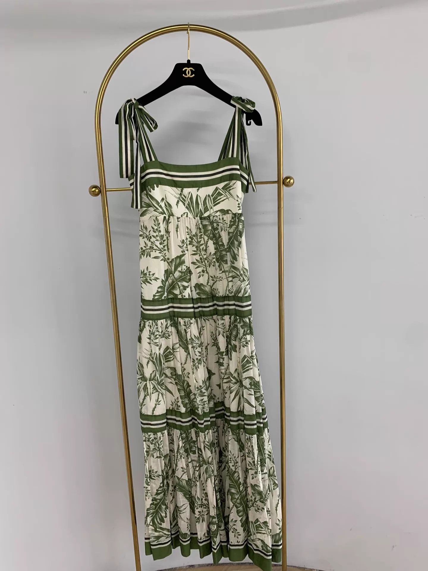 Other Zimmermann Resort Green Printed Maxi Dress 1 New Size S / US 4 / IT 40 - 1 Thumbnail