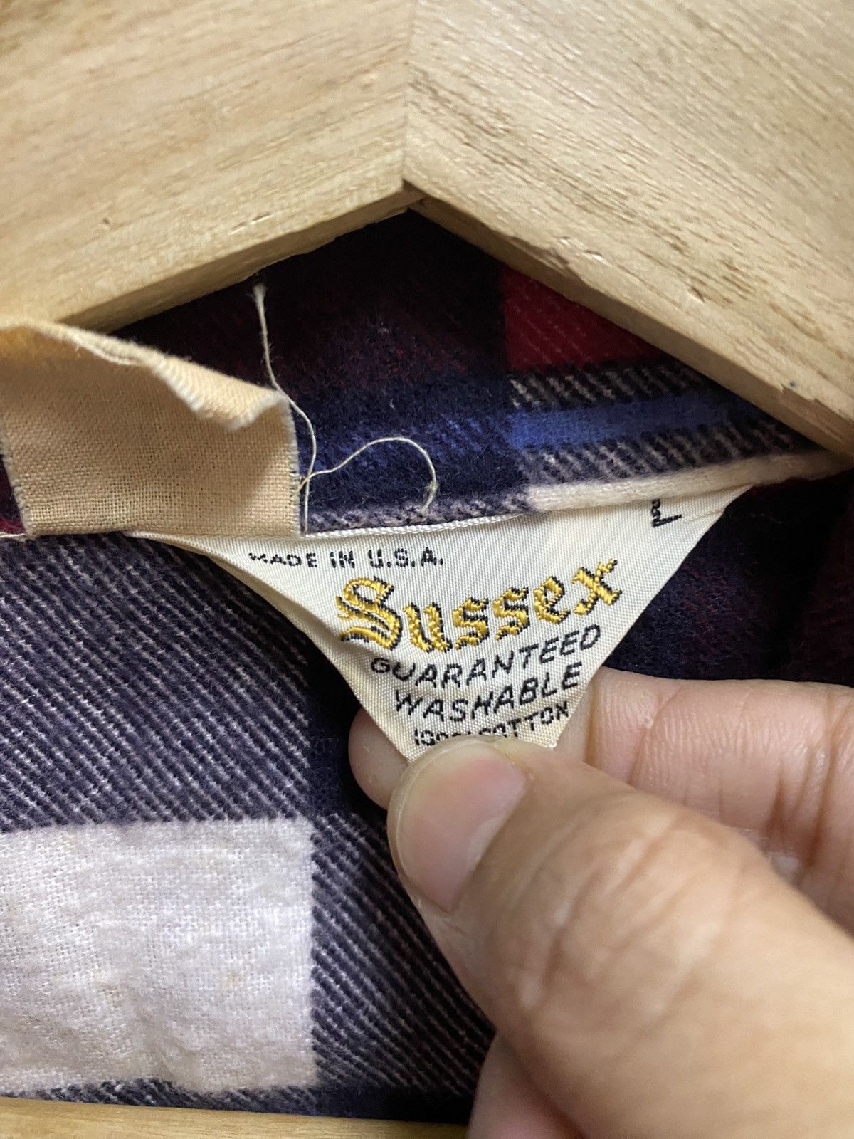 Flannel Sussex Flannel Shirt Cotton Red Colour Size US L / EU 52-54 / 3 - 7 Thumbnail