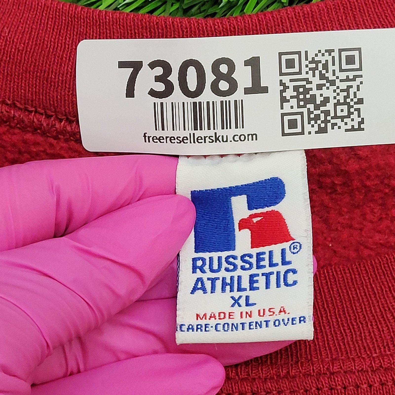 Russell Athletic Vintage Russell-Athletic Sweatshirt Womens XL 22x24 USA Size XL / US 12-14 / IT 48-50 - 7 Thumbnail