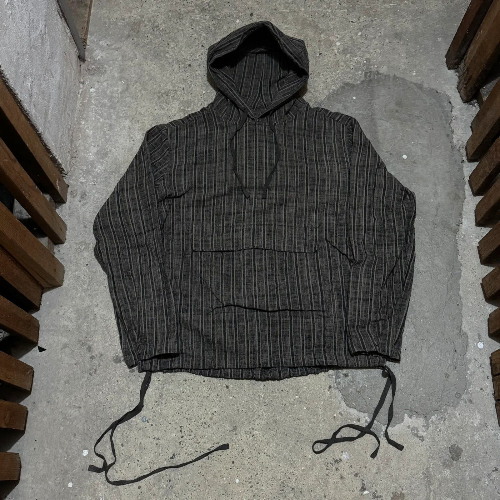 Evan Kinori Evan Kinori stripped dyed cotton anorak Size US M / EU 48-50 / 2 - 1 Thumbnail