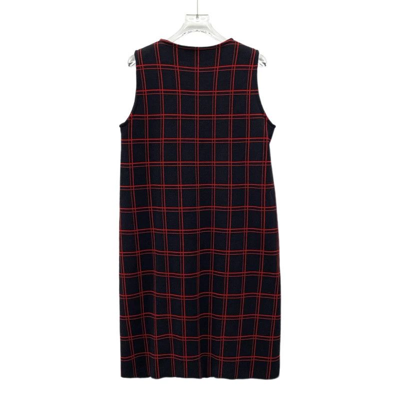 Gucci Gucci Color-blocked pocket horse buckle plaid wool round n Size S / US 4 / IT 40 - 2 Thumbnail