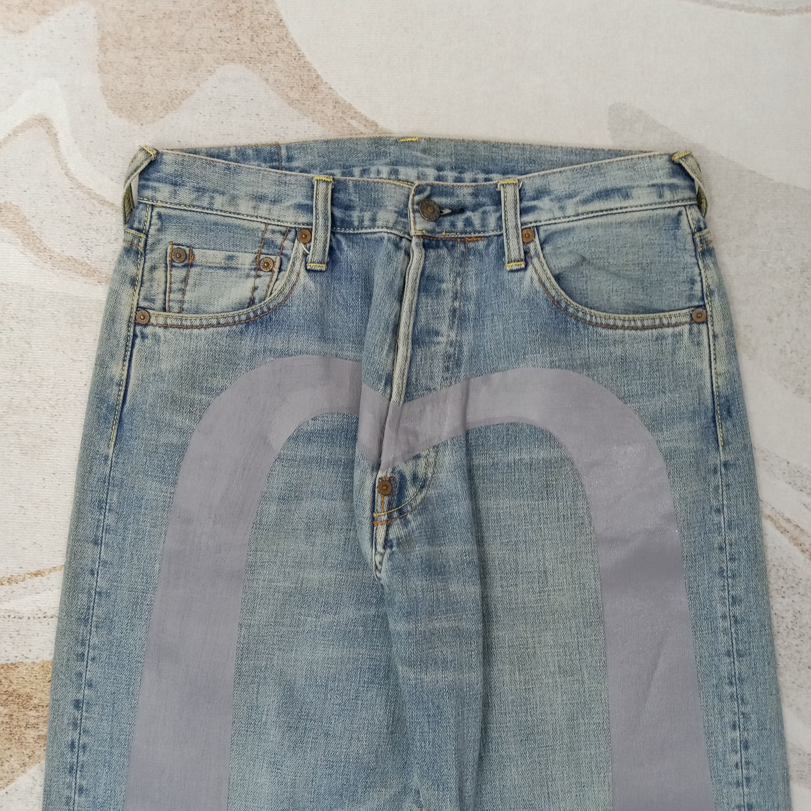 Evisu Evisu Japanese Daicock Custom Art Denim Jeans C228N27 Size US 30 / EU 46 - 2 Thumbnail