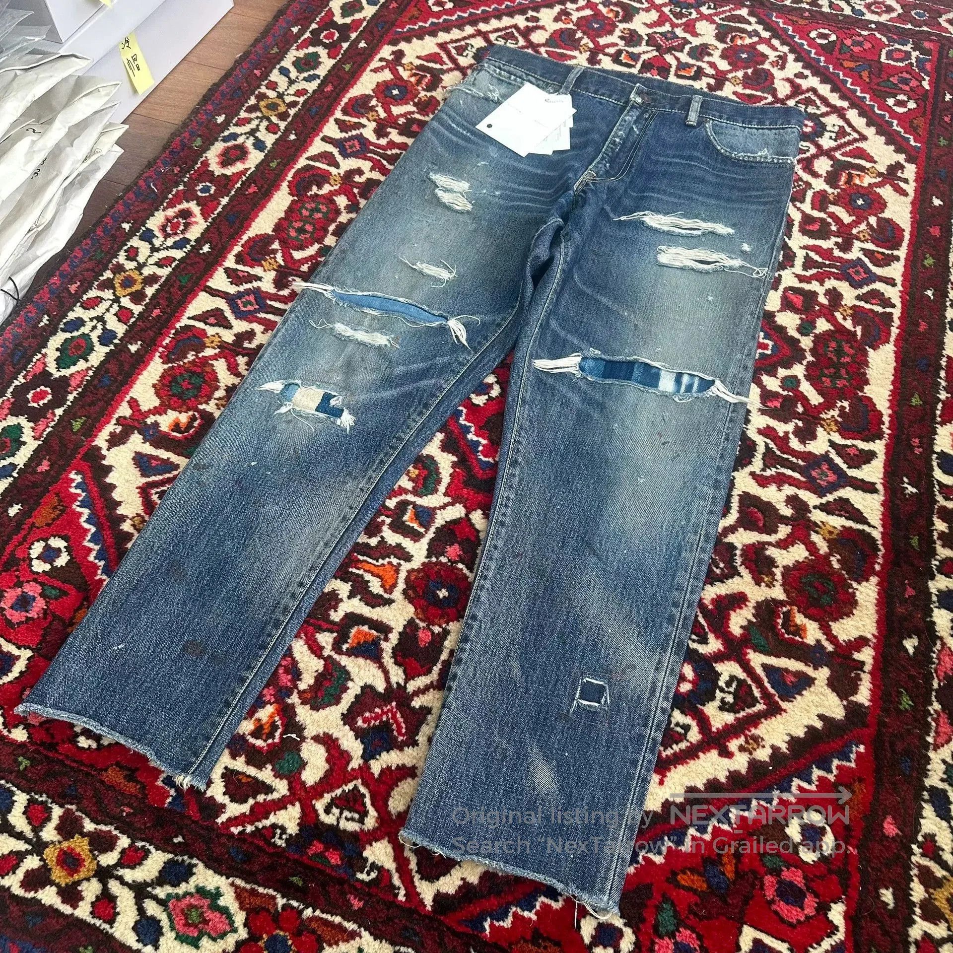 Visvim visvim 21aw journeyman distressed denim pants. Size US 31 - 5 Thumbnail