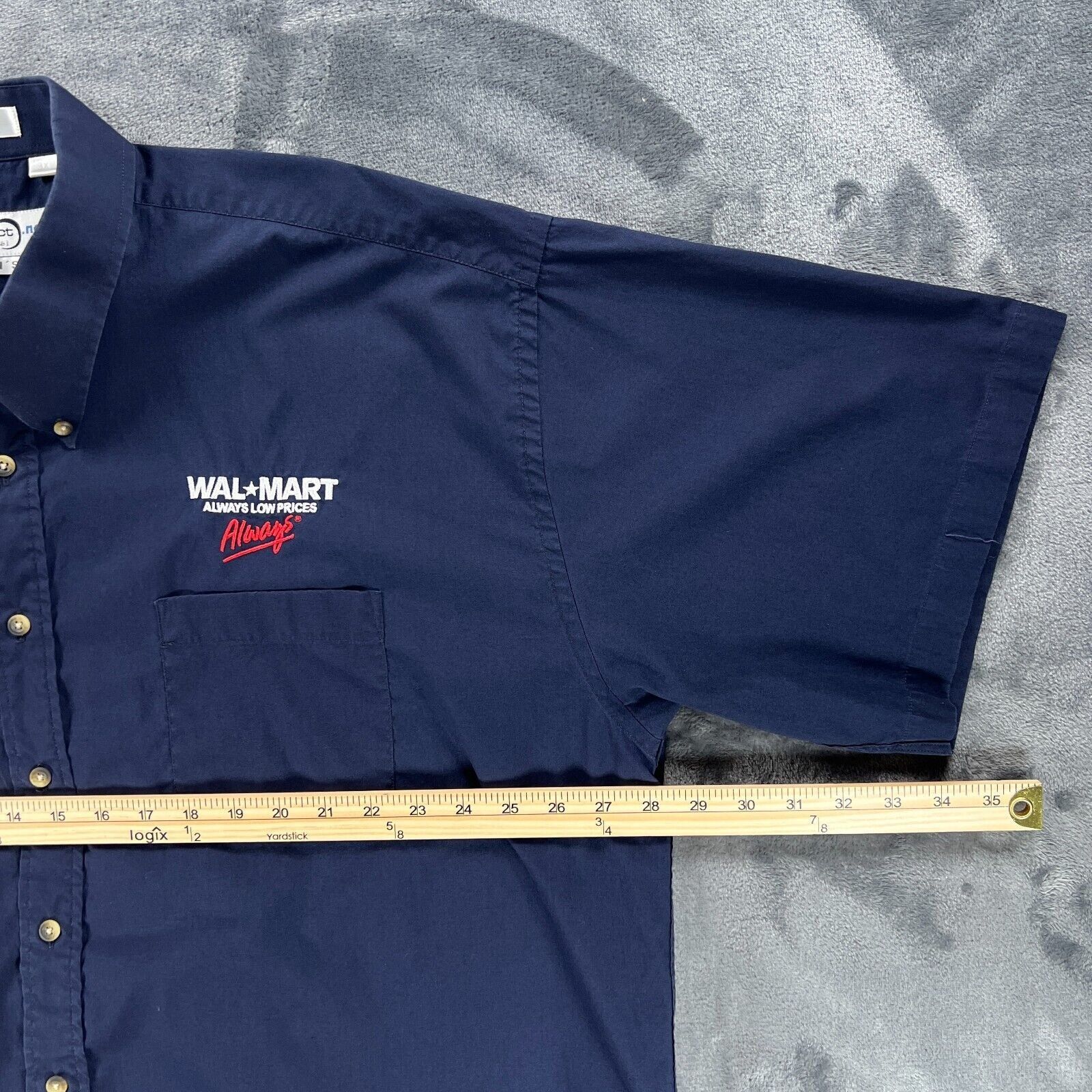 Other Wal-Mart Employee Button Up Shirt Men 3XL XXXL Work Store Size US XXL / EU 58 / 5 - 11 Thumbnail